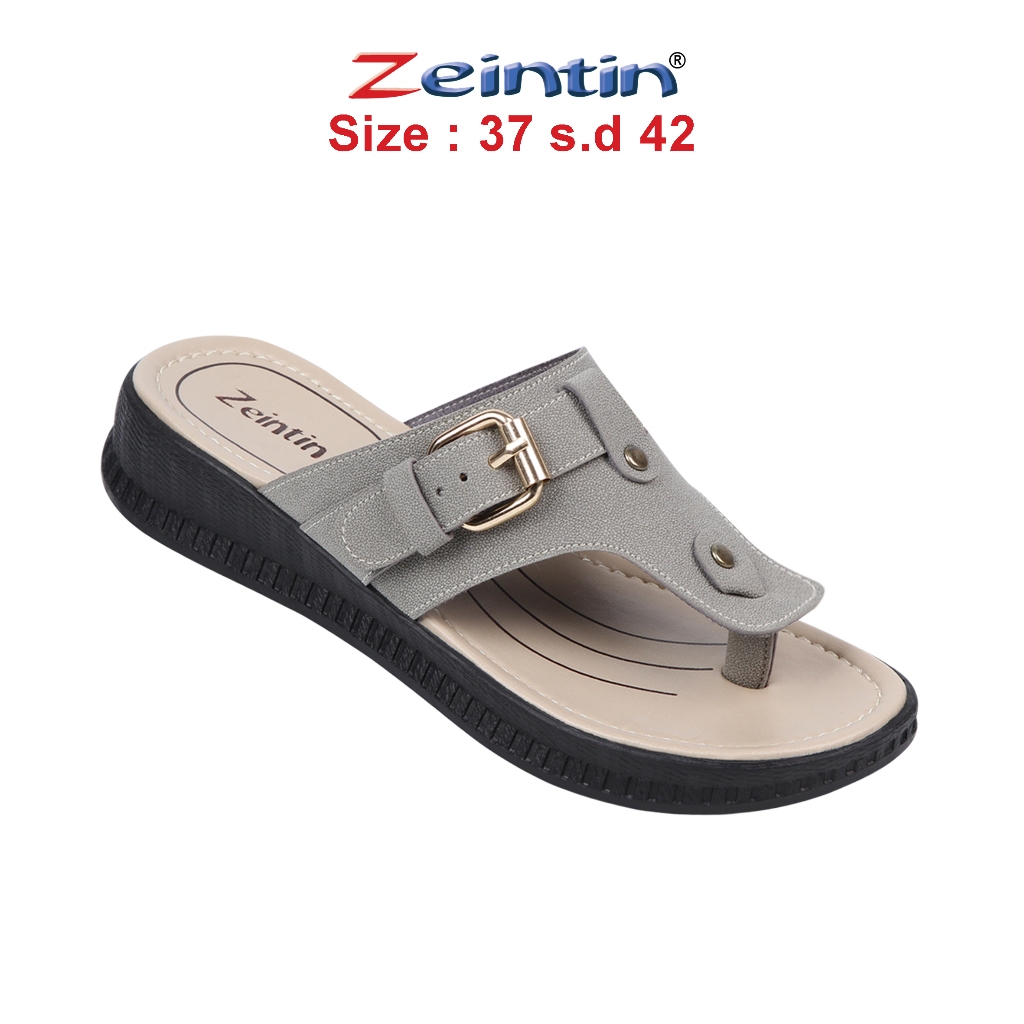 Janindo Multi Mandiri Zeintin Sandal Jepit Wanita Wedges HP
