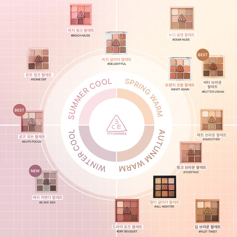 3CE Mood Recipe Multi Eye Color Palette 2