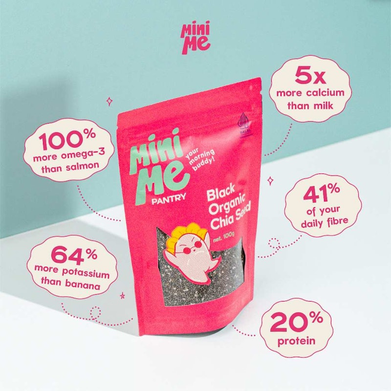 Minime Pantry Black Organic Chia Seed 3