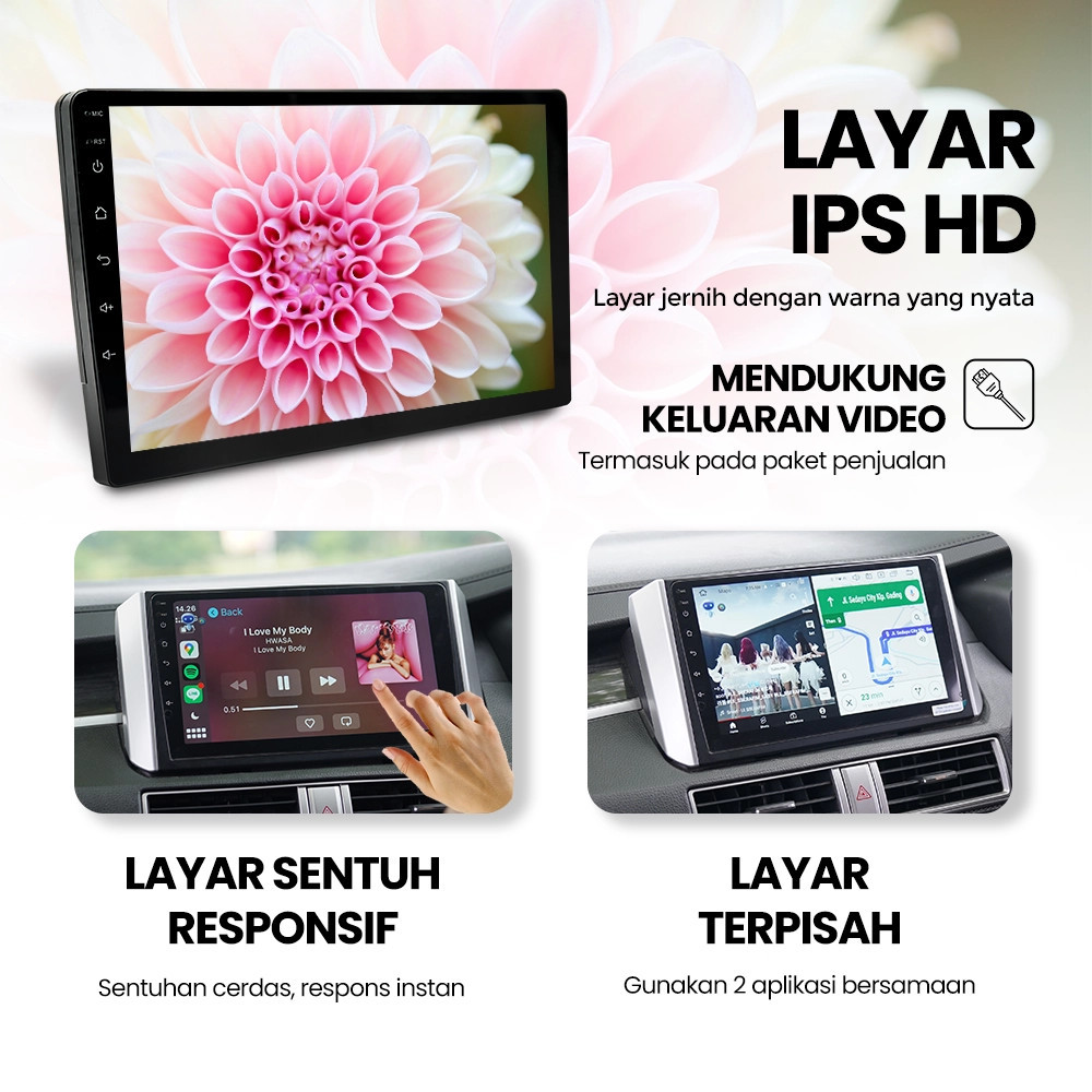  Mobiletech Head Unit Double Din Sigma Lite RAM 2+32 GB 10 Inch MM-8803 Sigma Lite