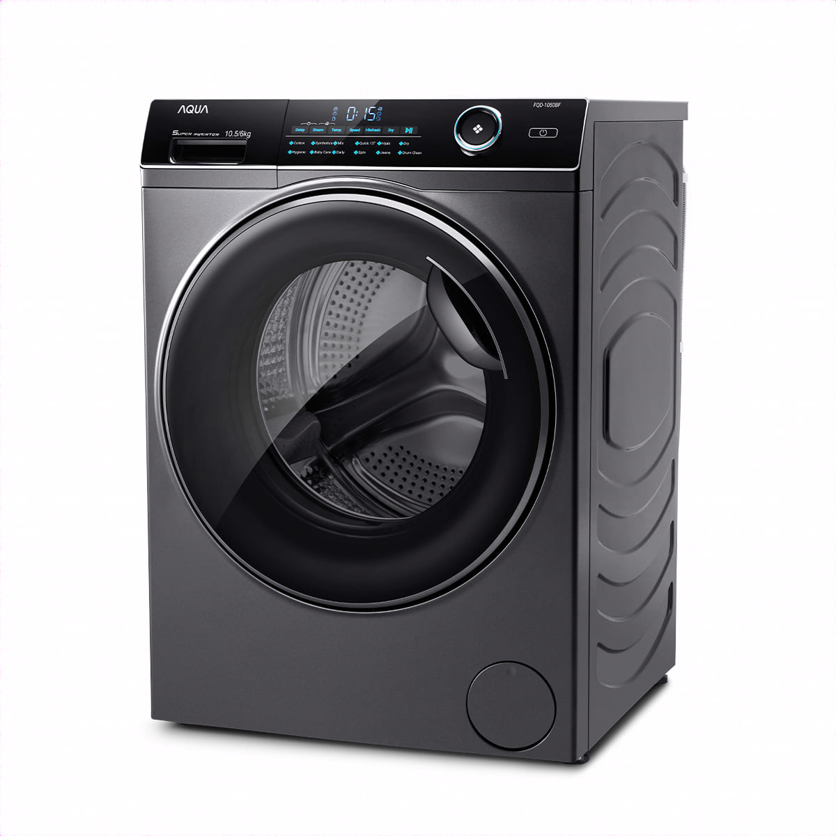 AQUA ｜ Super Wash Series Mesin Cuci Front Loading 10,5 kg ｜ FQD-1050BF