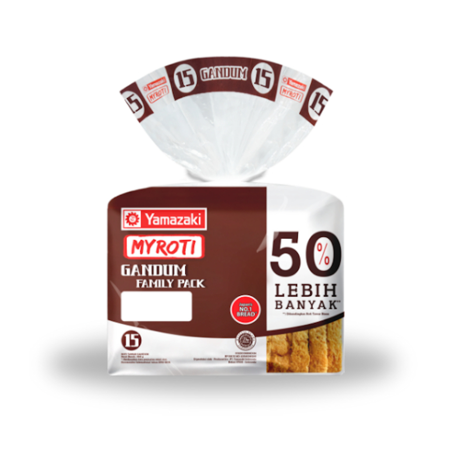 Yamazaki Myroti Roti Tawar Gandum Family Pack 