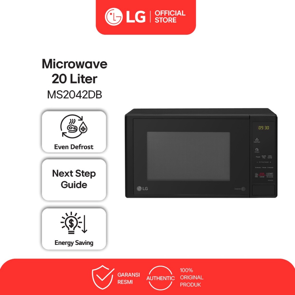 LG Electronics LG 20L Microwave Solo i-wave Technology MS2042DB