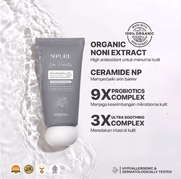 Noni Probiotics Cleanse Me Softly Gentle Gel Cleanser 3