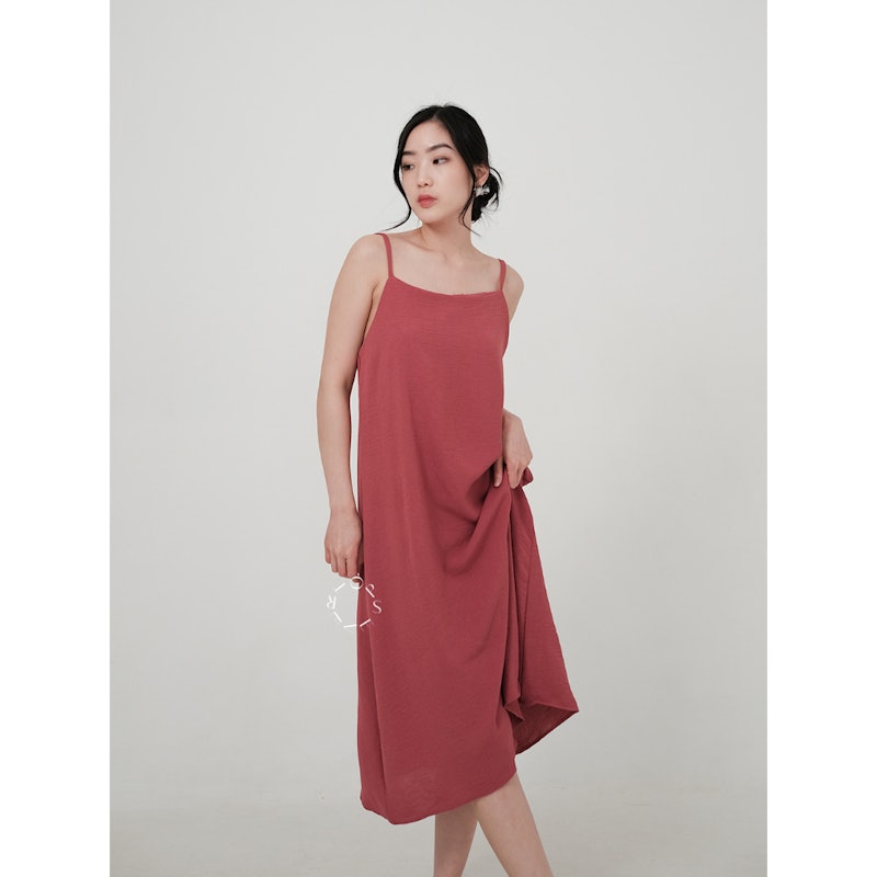 Lea Dress Dark Plum 1
