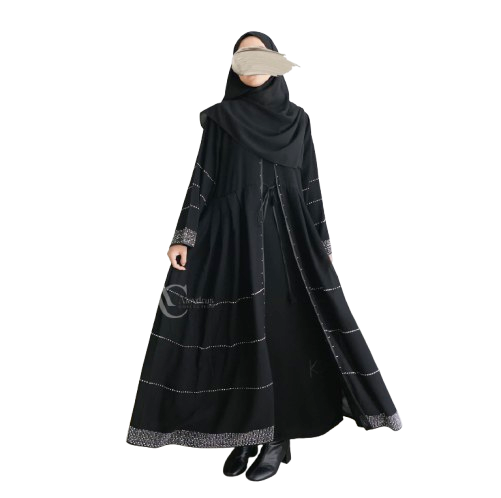 Alaydrus Collection Abaya Hitam Turkey 857