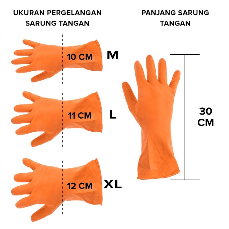 Sarung Tangan Karet Lateks 4