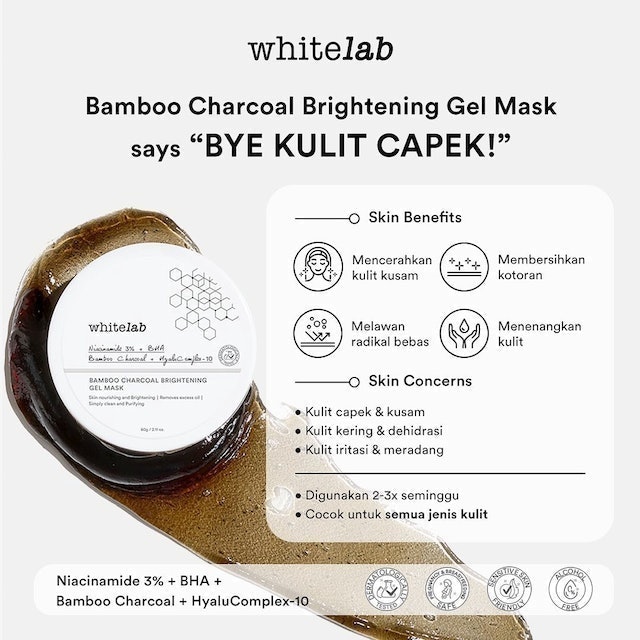 Charcoal Brightening Gel Mask 3