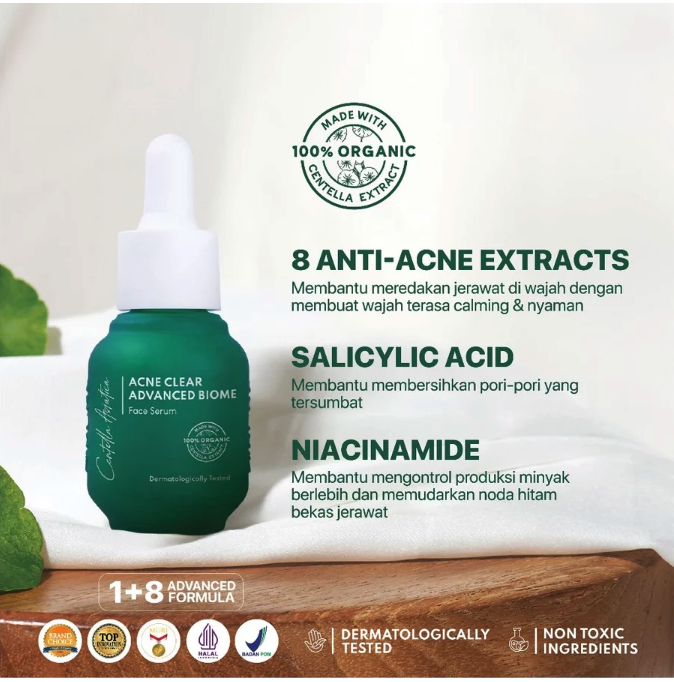 Penta Natural Kosmetindo N'PURE Centella Asiatica Acne Clear Advanced Biome