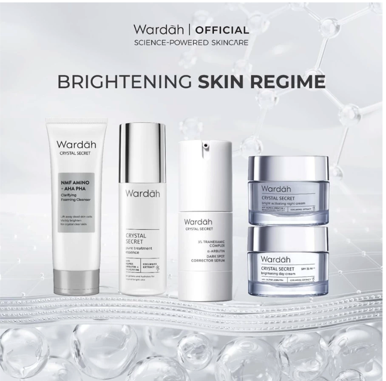Paragon Technology and Innovation Wardah Crystal Secret 3% Tranexamic Complex + Arbutin Dark Spot Corrector Serum 