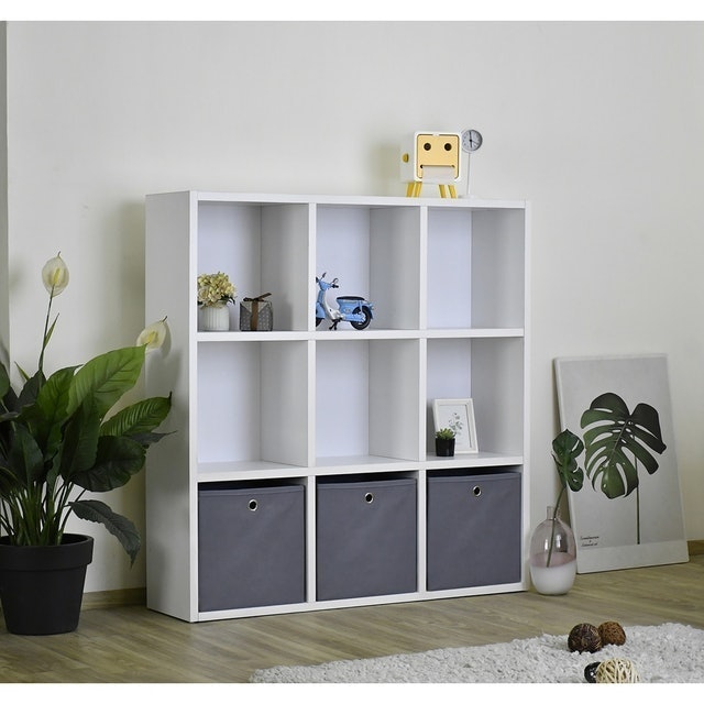 Livien Rak Buku Minimalis 3 x 3