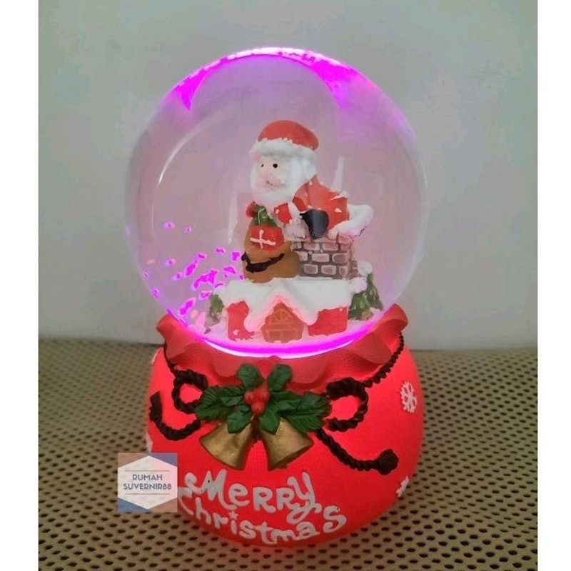 Kotak Musik Bola Kaca Kristal Snowball 5