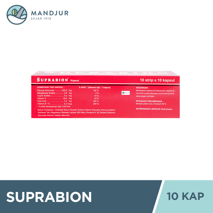 Berlico Mulia Farma Suprabion® Vitamin dan Mineral
