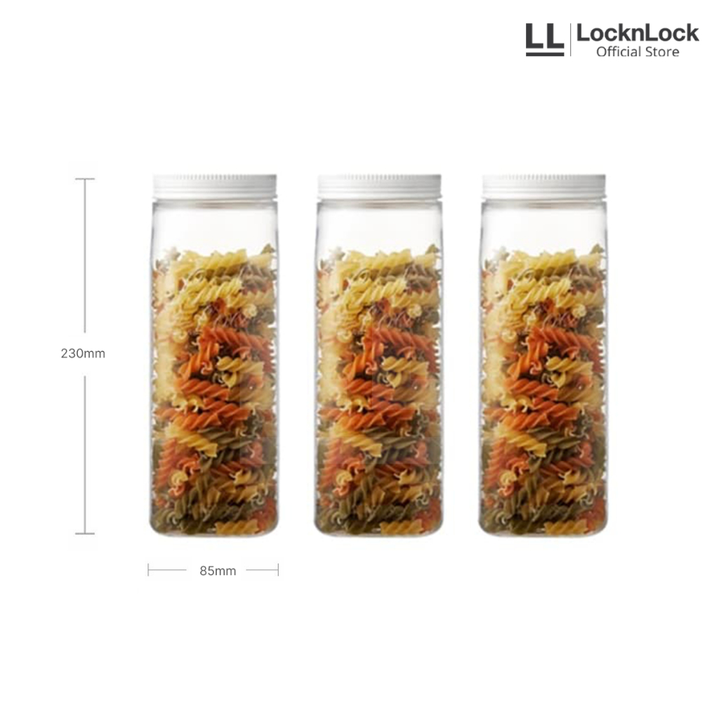 Lock & Lock LocknLock Toples Penyimpan Makanan (Dry Food Canister) Set 3PCS