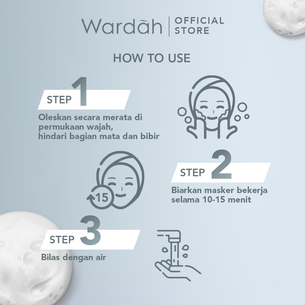 Paragon Technology and Innovation Wardah Nature Daily Mineral+ Clarifying Clay Mask