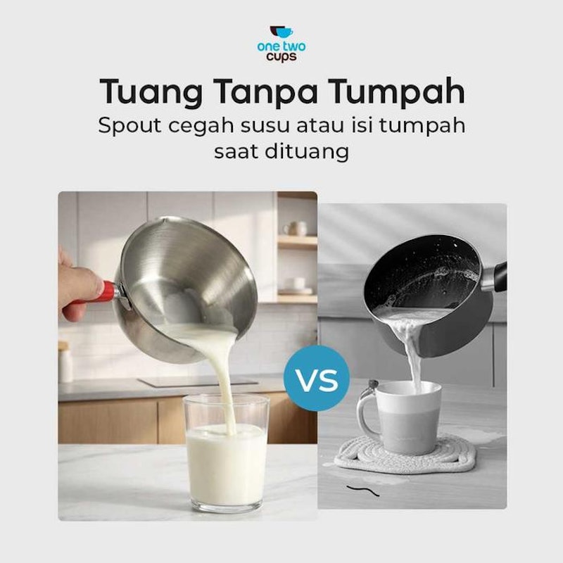 One Two Cups Mini Pan Stainless Steel 410 Dual Drainage 5