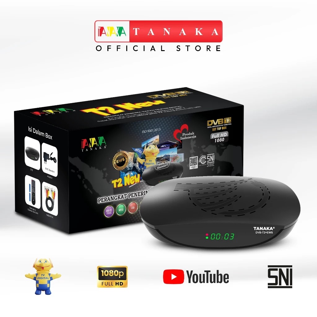 Tanaka STB Digital DVB T2 New