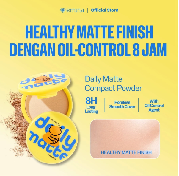 Daily Matte Compact Powder 02 Natural  2