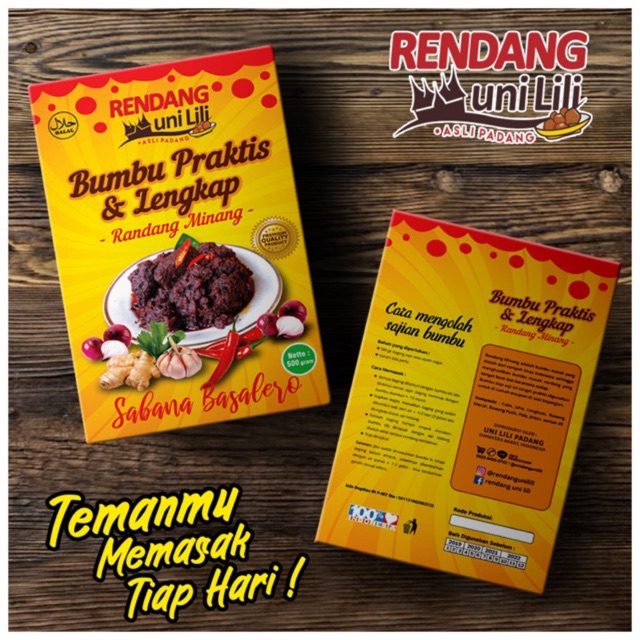 Lili Trisada Grup Rendang Uni Lili Bumbu Rendang Minang