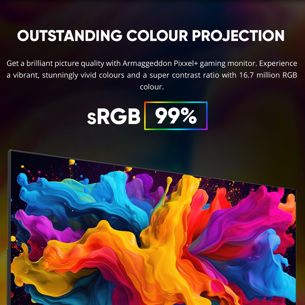 Leapfroglobal Armaggeddon Gaming Monitor Pixxel+ SUPER  PF24HD