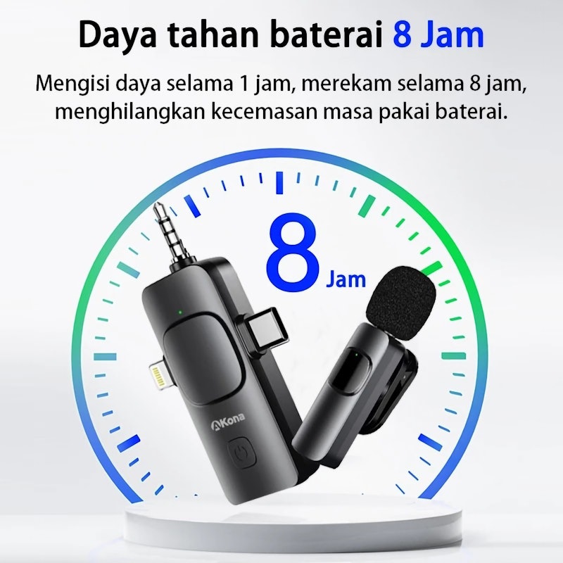 Akona 3 IN 1 Mic Wireless Clip On 4