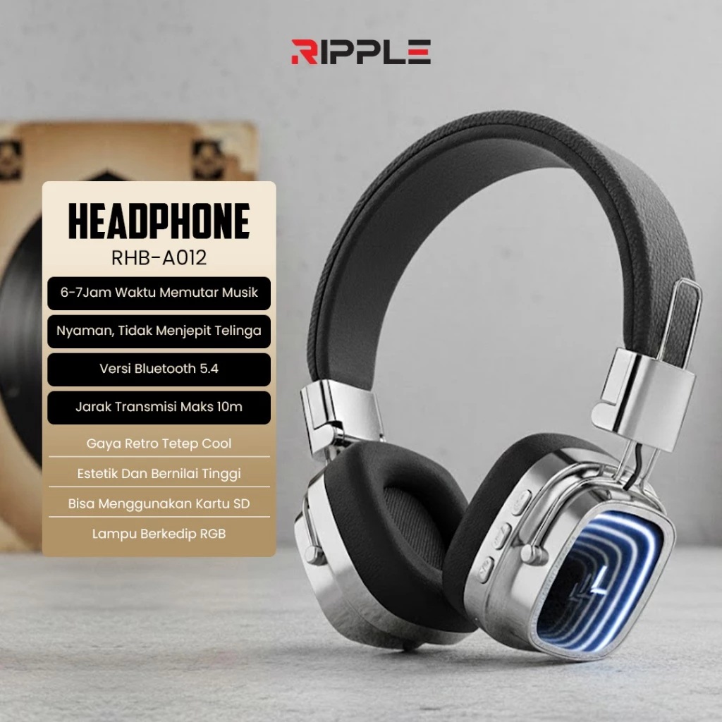 Ripple Digital Indonesia Rippods Headset Bluetooth  RHB-A012