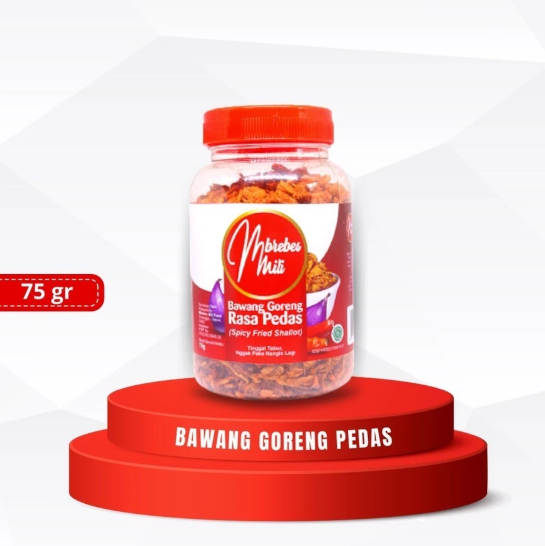 Mbrebes Mili Food Mbrebes Mili Bawang Goreng Rasa Pedas 