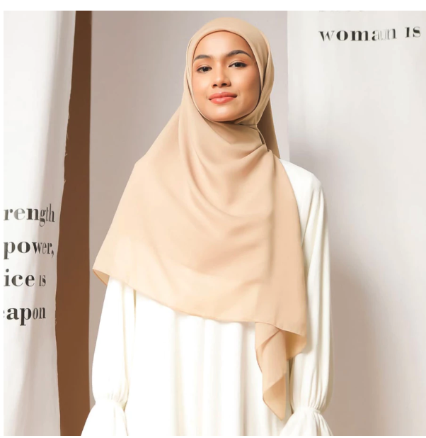  Lozy Hijab Polly Cotton Square Syari