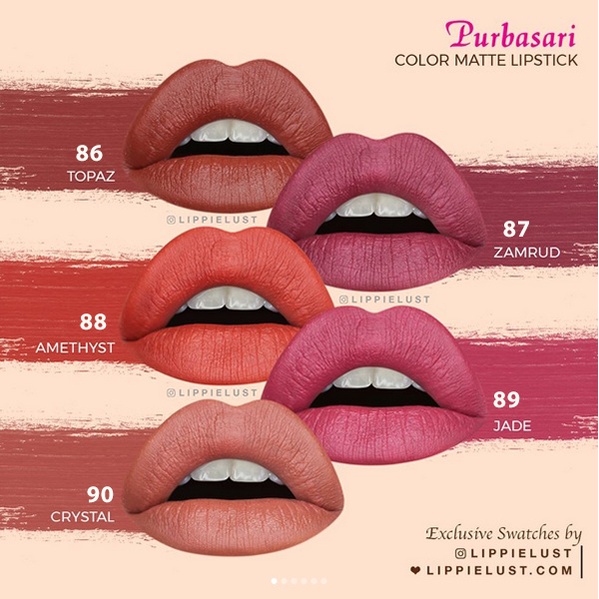 Purbasari Lipstick Color Matte 89 Jade