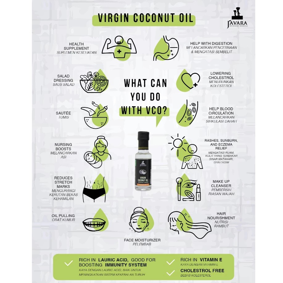 Kampung Kearifan Indonesia Javara Organic Virgin Coconut Oil