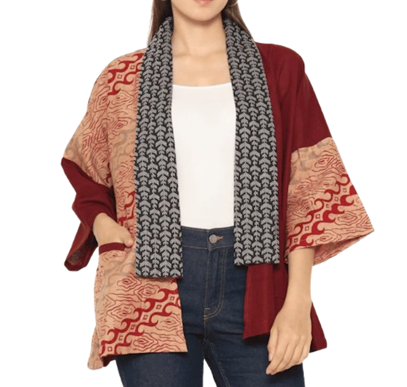 Bhatara Batik Blazer Batik Wanita Tatiana 1