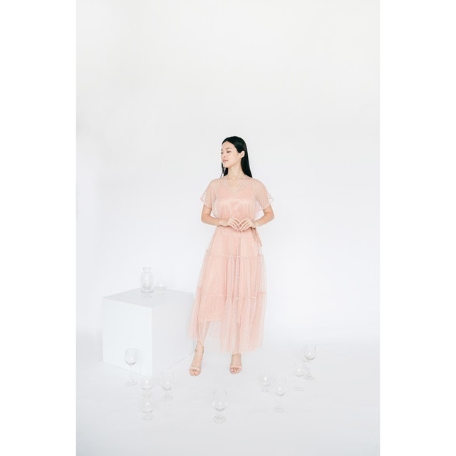 Aura Label Camilla Tulle Dot Dress