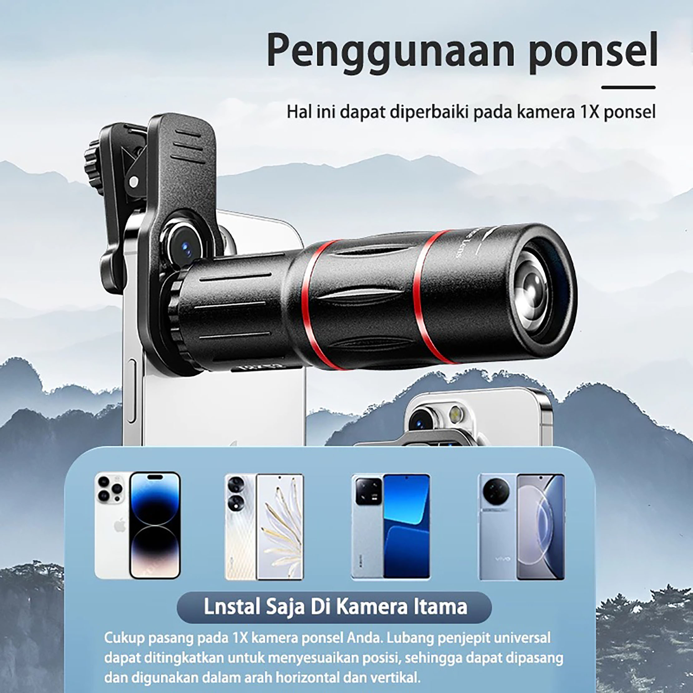  Mipanda Apexel Lensa Zomm 28x Zoom