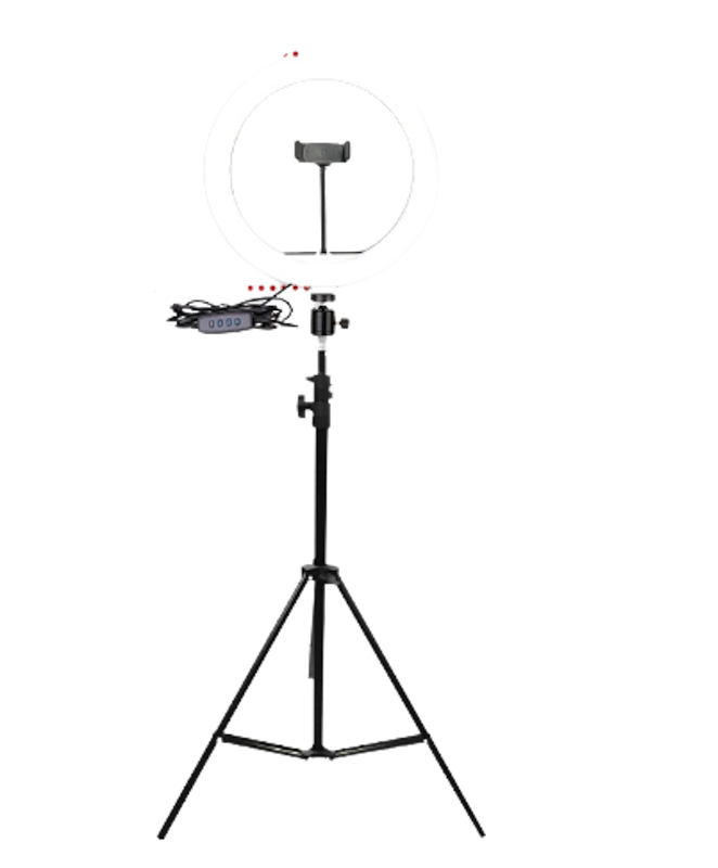 Bright LED right light with Tripod Stand Phone Holder 3 Mode 10 Brightness  Desk rightlight For Makeup Photography  Video