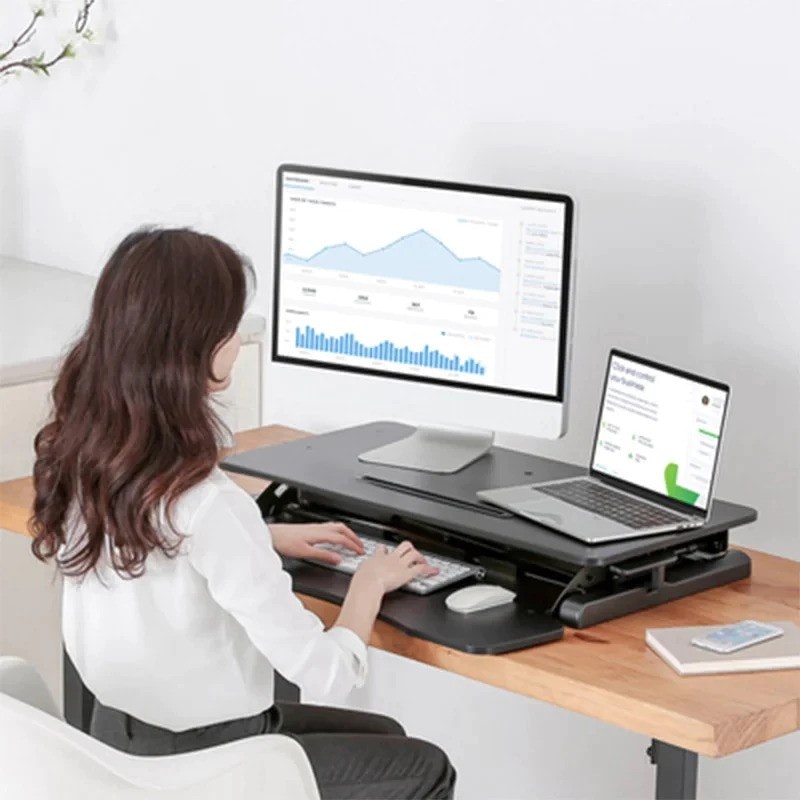K-STAR Meja Lipat Laptop Portable Folding Desk with Keyboard Stand 4
