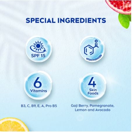 Extra Bright 10 Super Vitamins & Skin Foods Body Serum SPF15 4