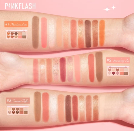 FCL Internasional Indonesia PINKFLASH OhMyLove 4 in 1 Eyeshadow Palette 01 Mandarin Latte