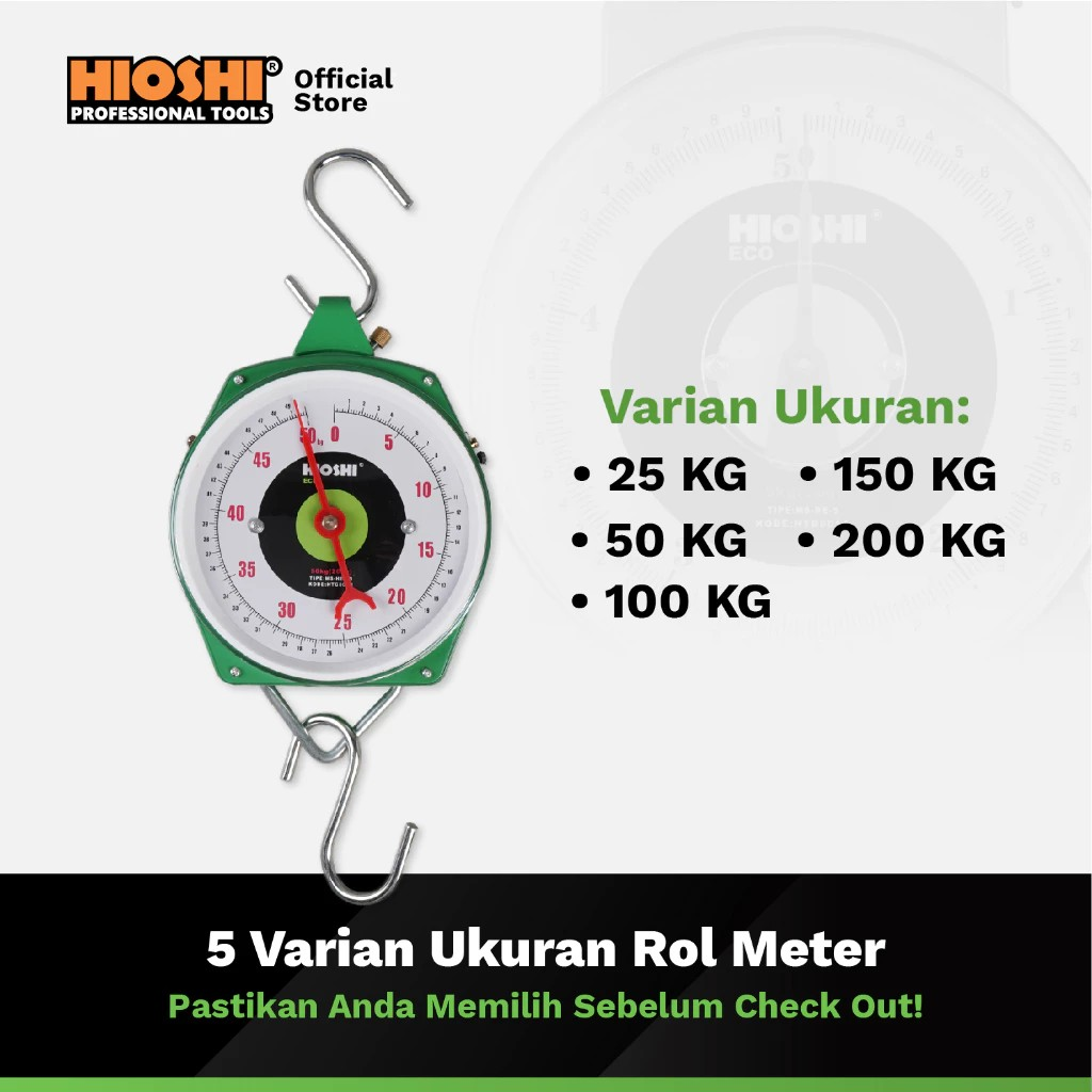 Hioshi Timbangan Gantung Eco 150 kg 5