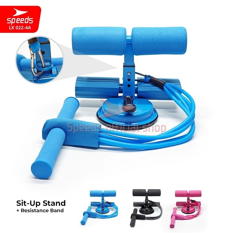 SPEEDS Sit Up Stand + Resistance Bands 5
