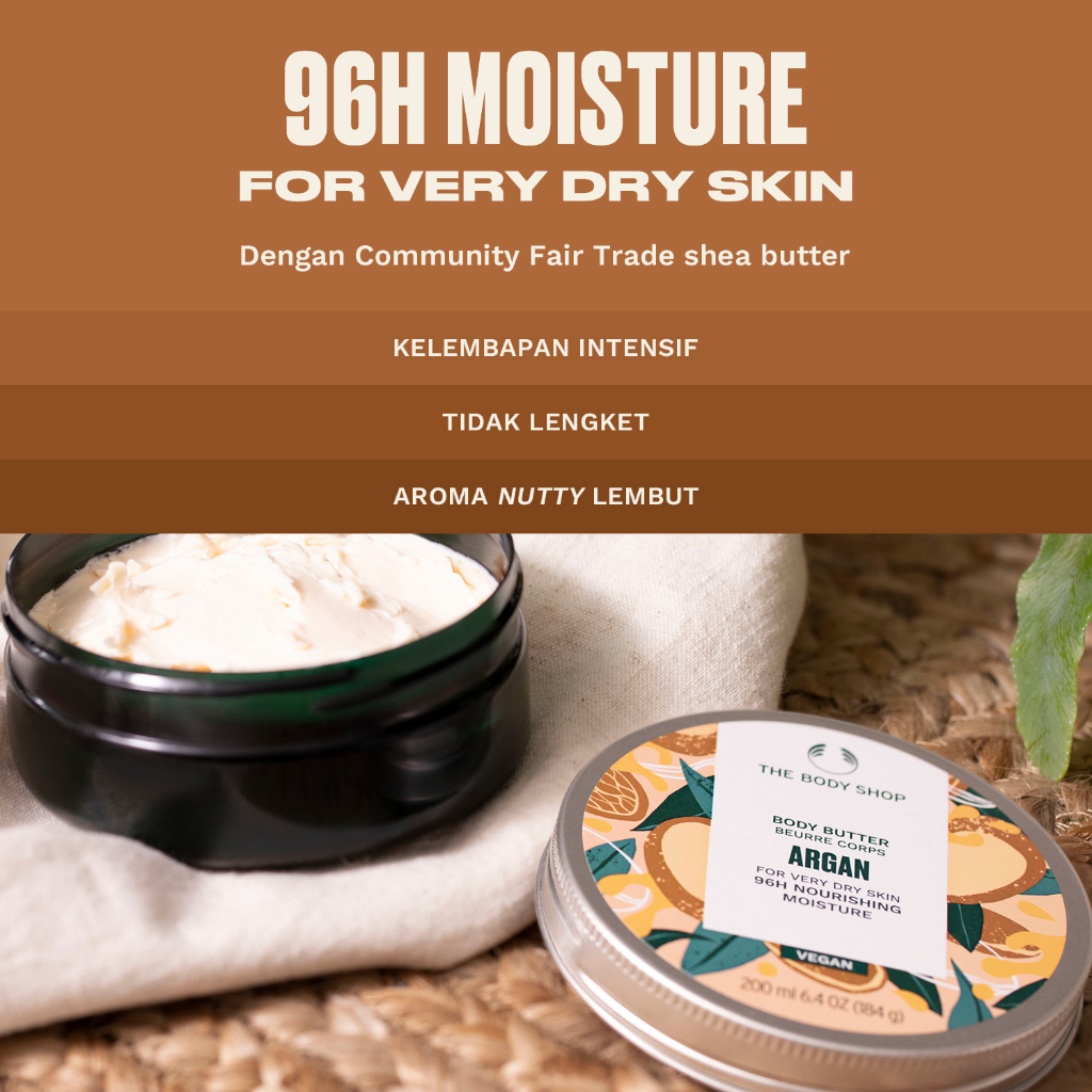 The Body Shop New Argan Body Butter
