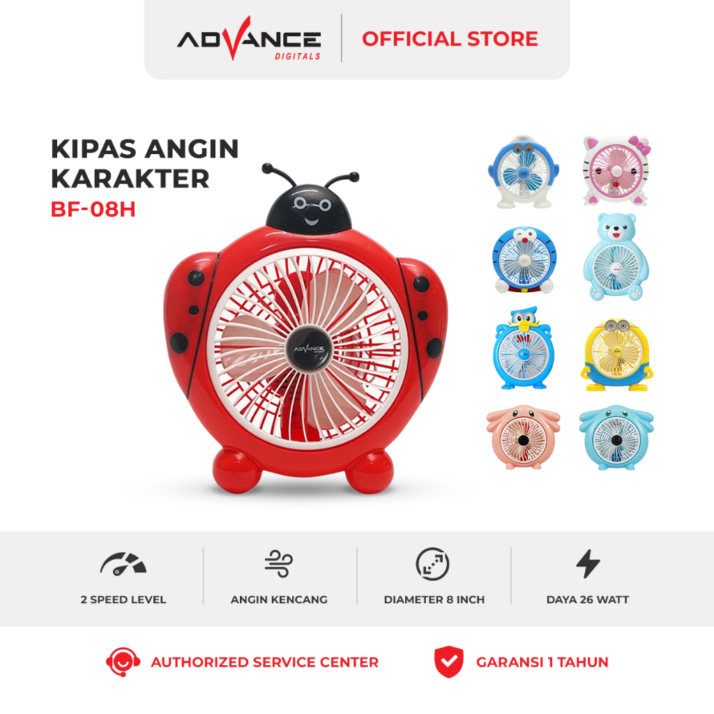 Advance Digitals Advance Kipas Angin Mini Karakter BF-08