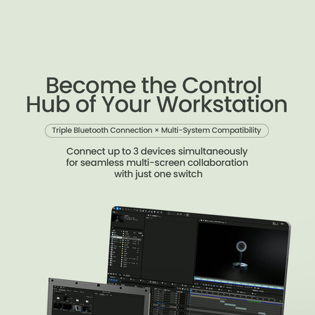 NILLKIN NILLKIN Cube Pocket Foldable Bluetooth Keyboard with Touchpad