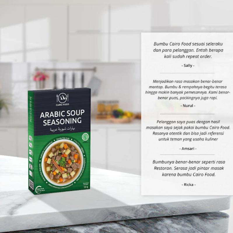 Cairo Food Arabic Soup Seasoning 3