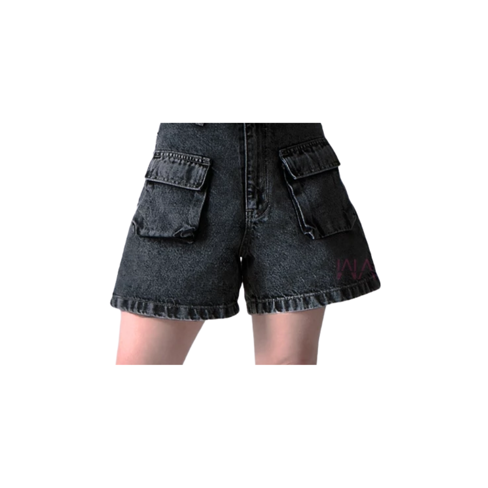 WAUW Celana Pendek Cargo Short Jeans Tabby