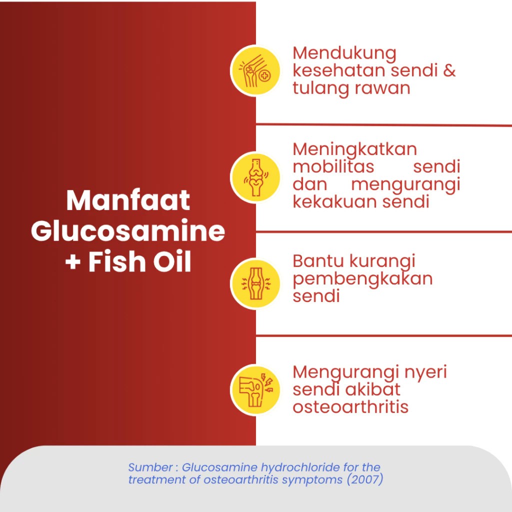 Ultigar Ultigar Glucosamine Omega 3 Fish Oil 500 mg