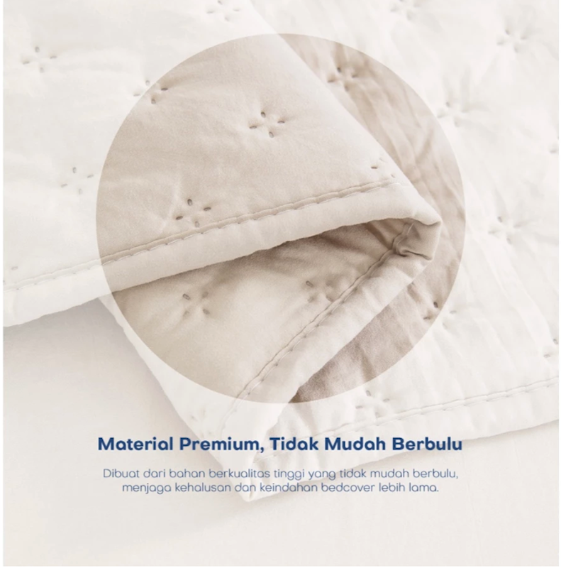 Unitwo Korean Series Bed Cover & Sprei Set 3