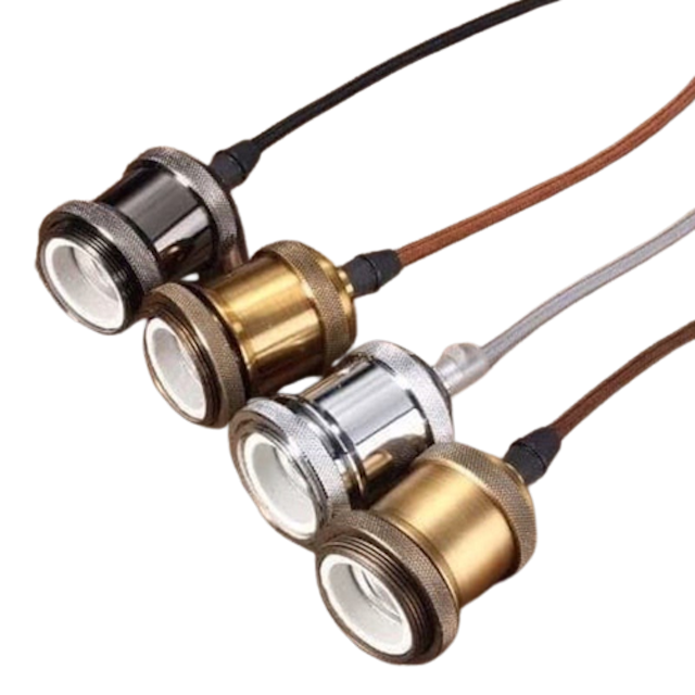  Fitting Lampu Gantung Aluminium