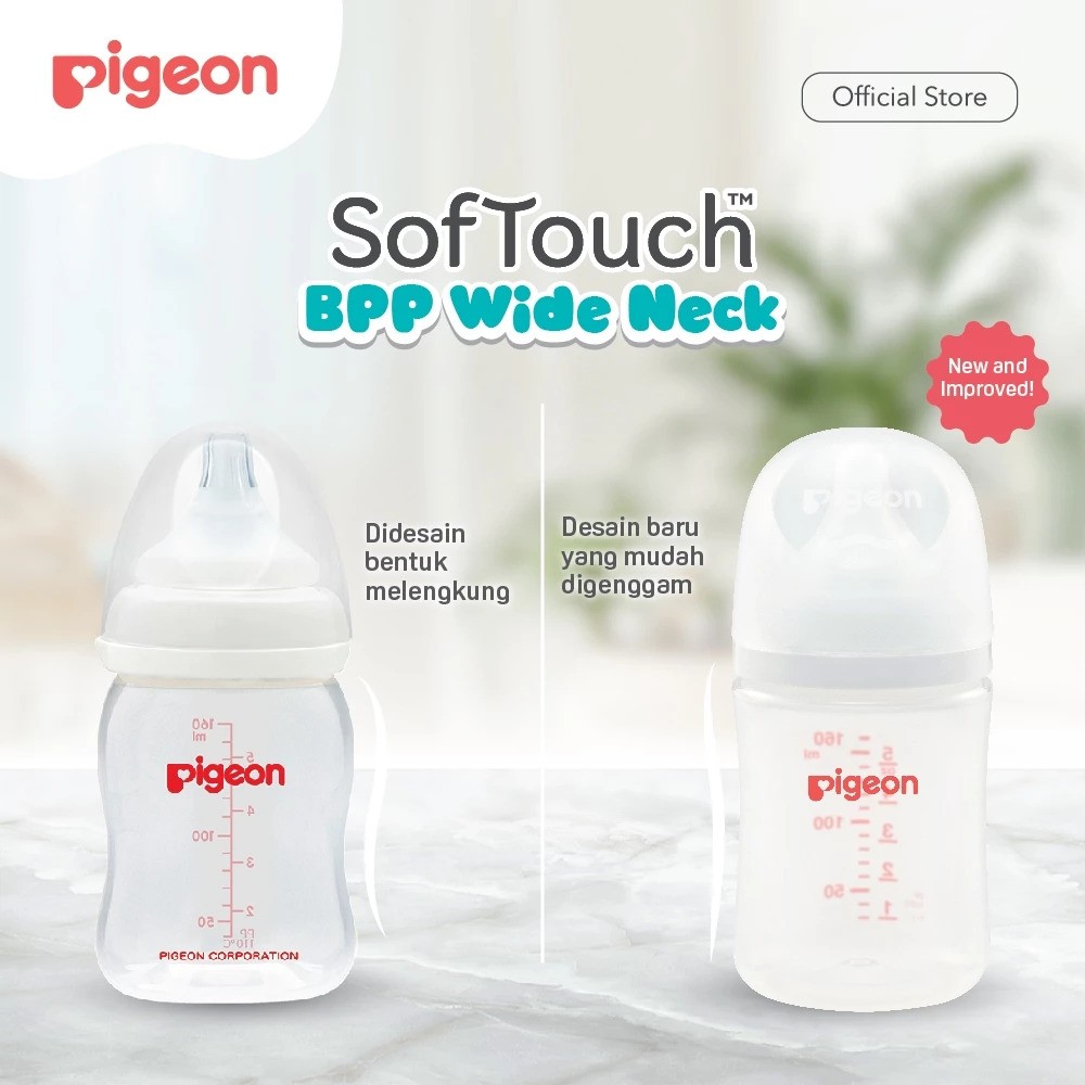 Multi Indocitra Pigeon Botol PP Wide Neck with SofTouch Nipple