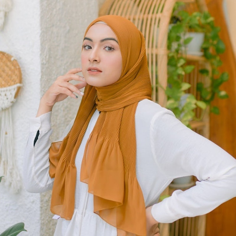 Bawal Pleats Shawl (Pashmina Plisket) 4