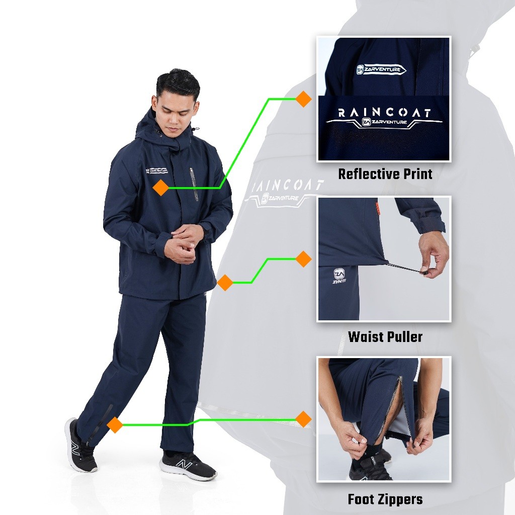  Zarventure Raincoat Backpack